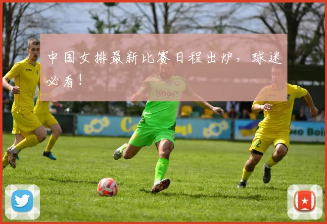 中国女排最新比赛日程出炉，球迷必看！