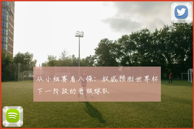 从小组赛看八强：权威预测世界杯下一阶段的晋级球队